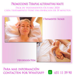 promo octubre 2020 terapias alternativas Maite Reus