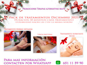 promo diciembre terapias masajes Reus regalo