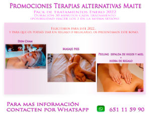 promoción terápias masajes Reus